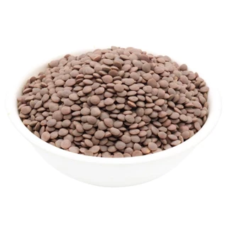 มาซูเม็ด เลนทิลน้ำตาล Brown lentil (Black masoor whole) ถั่วเลนทิลดำ 1kg CODE: NV