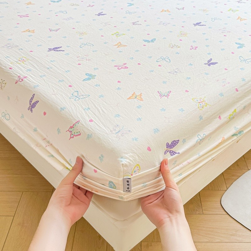 ผ้าปูที่นอนและปลอกหมอนลายดอกไม้น่ารัก ทำจากโพลีเอสเตอร์ สำหรับเตียงCadarsizeต่างๆ - รูปที่ 6