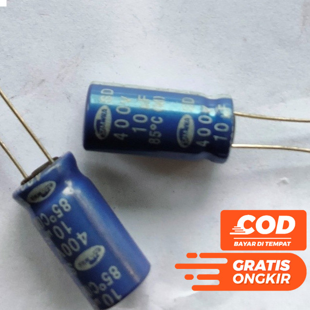 ELCO ELKO 10UF 10 UF 10 MICRO 400V 400 โวลต์