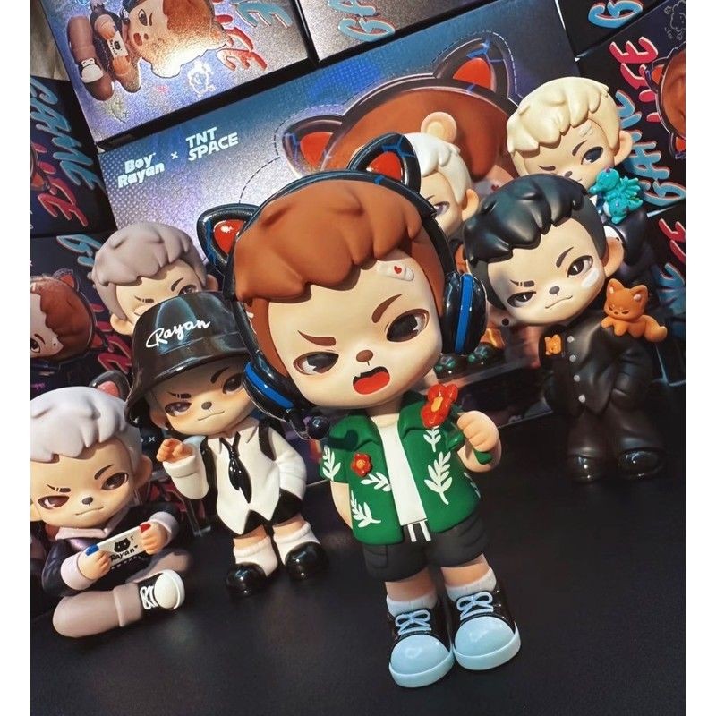 TNTSPACE Rayan Game Life Series อินเทรนด์เล่นรูปตกแต่งของขวัญวันเกิด * - &&