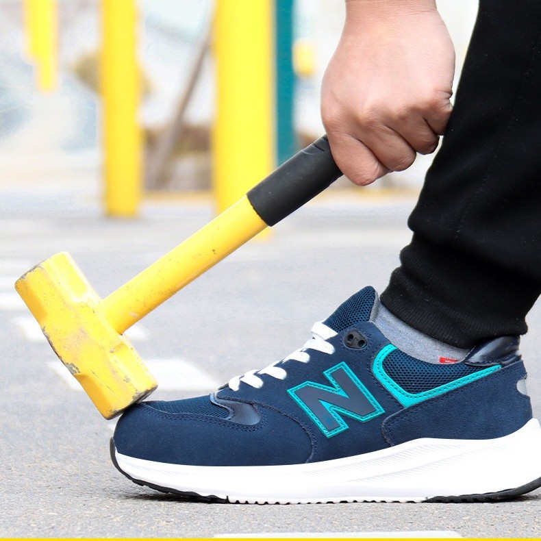 รองเท้ากีฬา รองเท้าเซฟตี้ พื้นเคฟล่า น้ําหนักเบา ระบายอากาศได้ดี เพื่อความปลอดภัย ไซซ์ 36-46 - รูปที่ 3