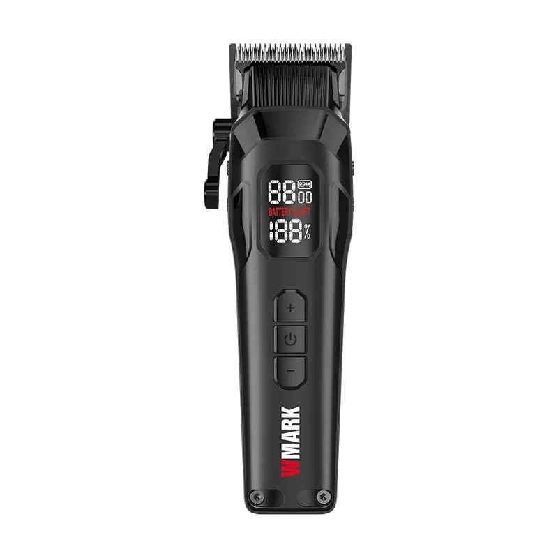 WMARK 8080 Professional Hair Clipper 9000RPM ปรับ DLC FADE Blade Hair Trimmer พร้อมใบมีดพิเศษ