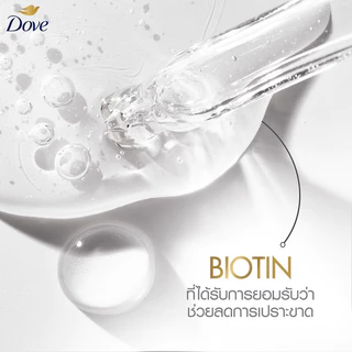 Dove Micellar Shampoo โดฟ แชมพู [360ml x 2pcs] (BiotinAnti-HairFall/Niacinamide Detox/Hya Keratin Shine)