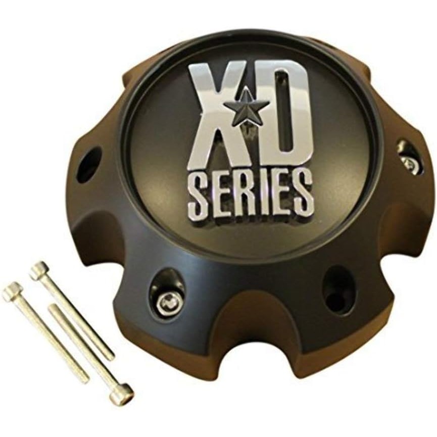 KMC XD Series 796 797 798 Matte แบนสีดํา 6 Lug ล้อขอบศูนย์หมวก 1079L145 S708-06 ABS