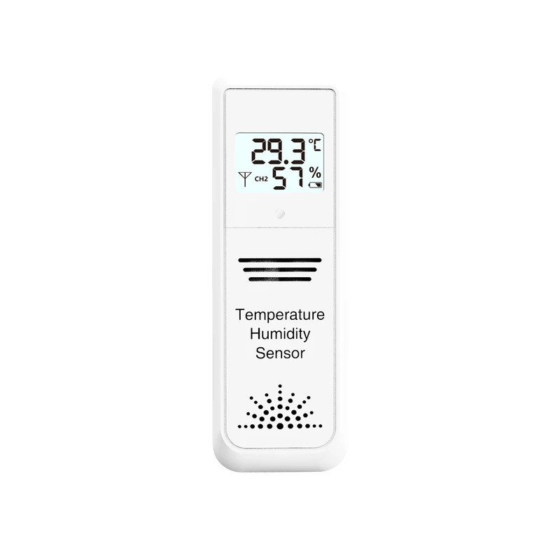 Protmex Wireless Outdoor Sensor Weather Station เครื่องส่งสัญญาณอุณหภูมิเซนเซอร์สีขาวสําหรับ Home We
