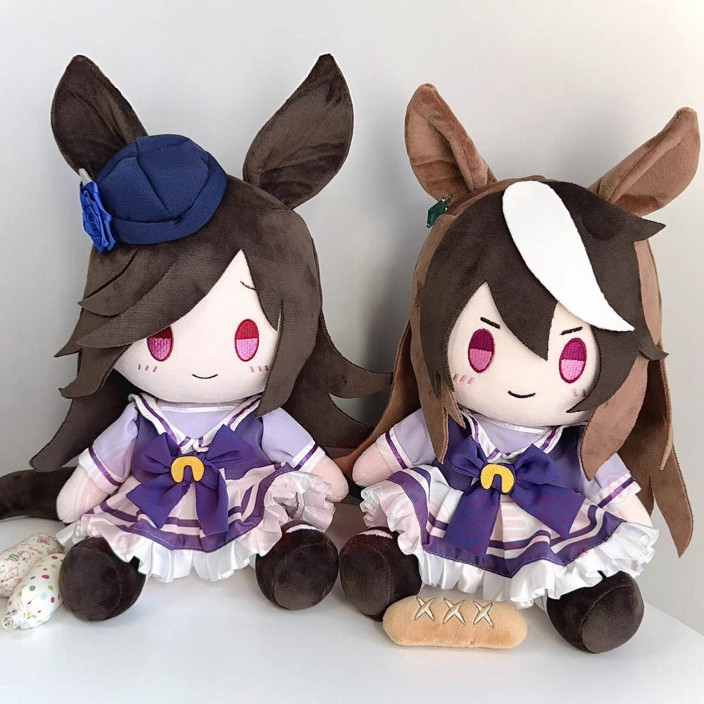 30 ซม.Uma Musume Pretty Derby Tokai Teio Rice Shower Symoni Rudolf Plush Prop Stuffs สําหรับคอสเพลย์
