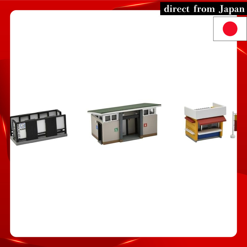Scenery Miniature 142 Station Front Scenery Set A Diorama Supplies