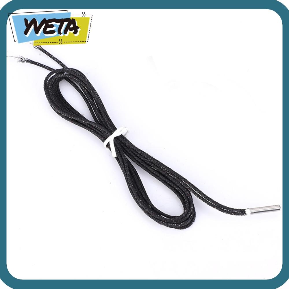 YVETA Temperature Sensor Probe, PT1000-550BW เป็นเซ็นเซอร์เทอร์มิสเตอร์อุณหภูมิสูง, การเชื่อมต่อง่าย