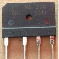 ยี่ห้อใหม่ KBJ3510 GBJ3510 D35SB100 GBJ35M สะพานแบน 35A1000V เตาแม่เหล็กไฟฟ้า Rectifier Bridge