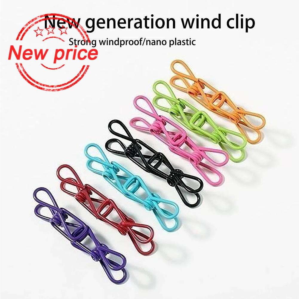 คลิปกันลมรายการคลิปขนาดเล็กคลิปพับเสื้อผ้า Gadget ผ้าเช็ดตัวเสื้อผ้า Handy Clip Pin H3z2