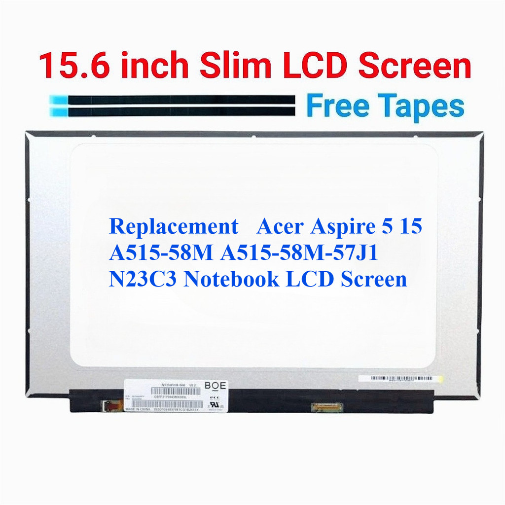 เปลี่ยนหน้าจอ LCD โน๊ตบุ๊ค Acer Aspire 5 15 A515-58M A515-58M-57J1 N23C3