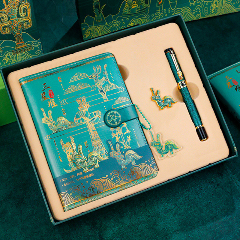 Samsung Diary Creative Signature Notebook Diary Museum ของที่ระลึกปากกาเจลคู่มือ Notepad ชุดกล่องของ