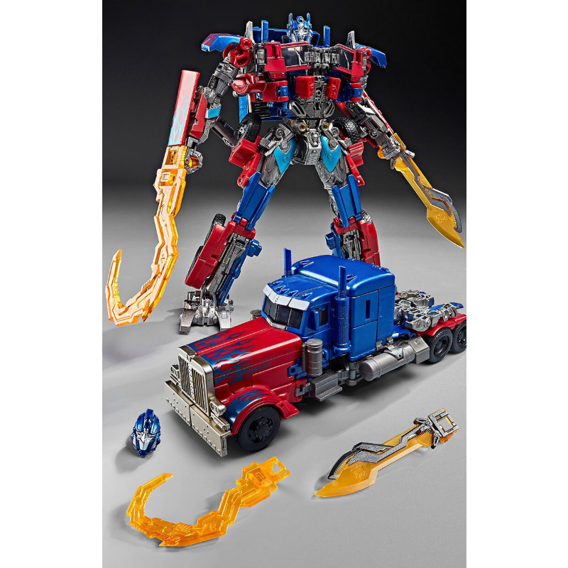 Optimus Prime Transformers Alloy Collection - Bumblebee Autobot Car Robot Toys, Convertible Model Action Figure Gift for Kids