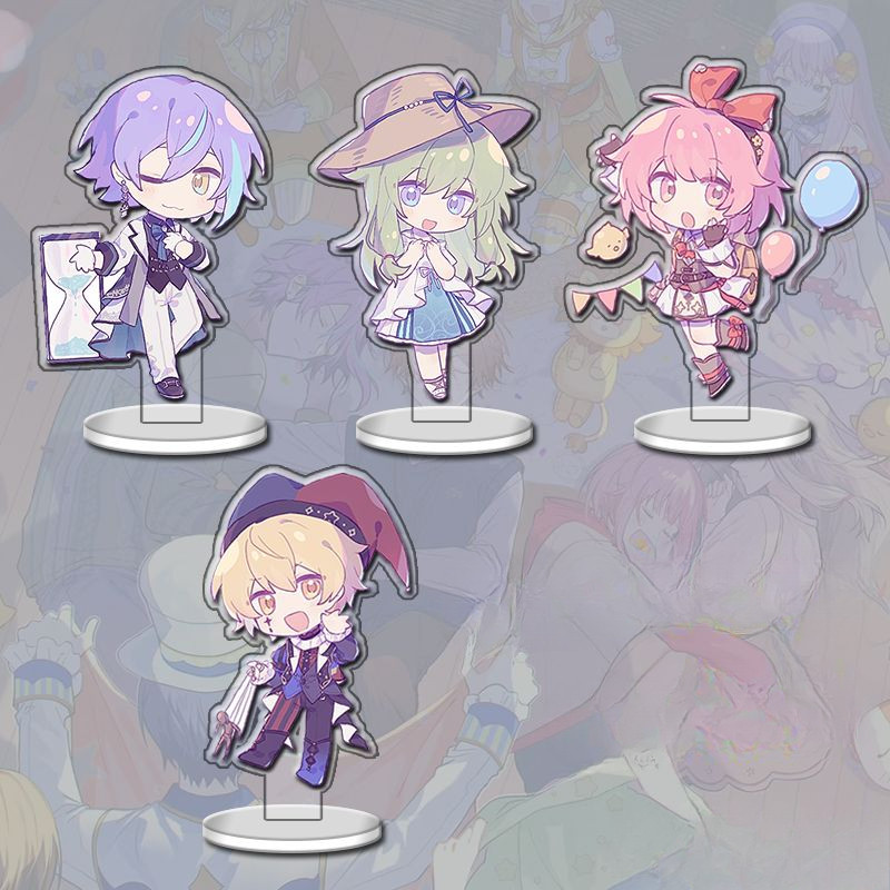 PJSK อะคริลิคขาตั้ง Clown Tenma Tsukasa รูป Kamishiro Rui Standee จอแสดงผลน่ารักสินค้าคอลเลกชันตกแต่งโต๊ะ