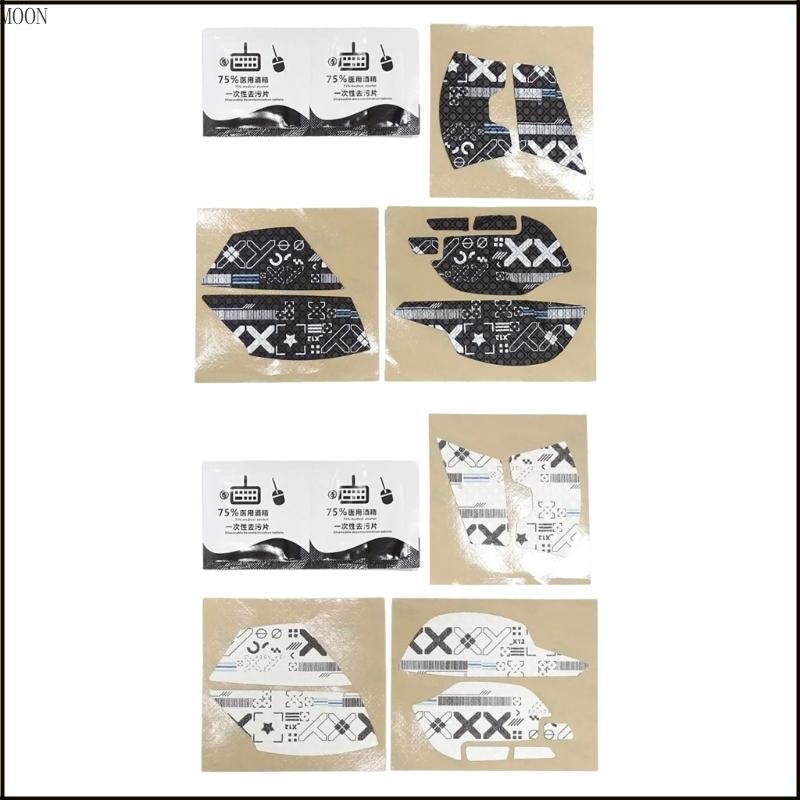 MOON Mouse Antislip Grip Tape เมาส์สําหรับเล่นเกมเมาส์ดูดซับเหงื่อสติกเกอร์กาวผิวสําหรับสําหรับ Basi