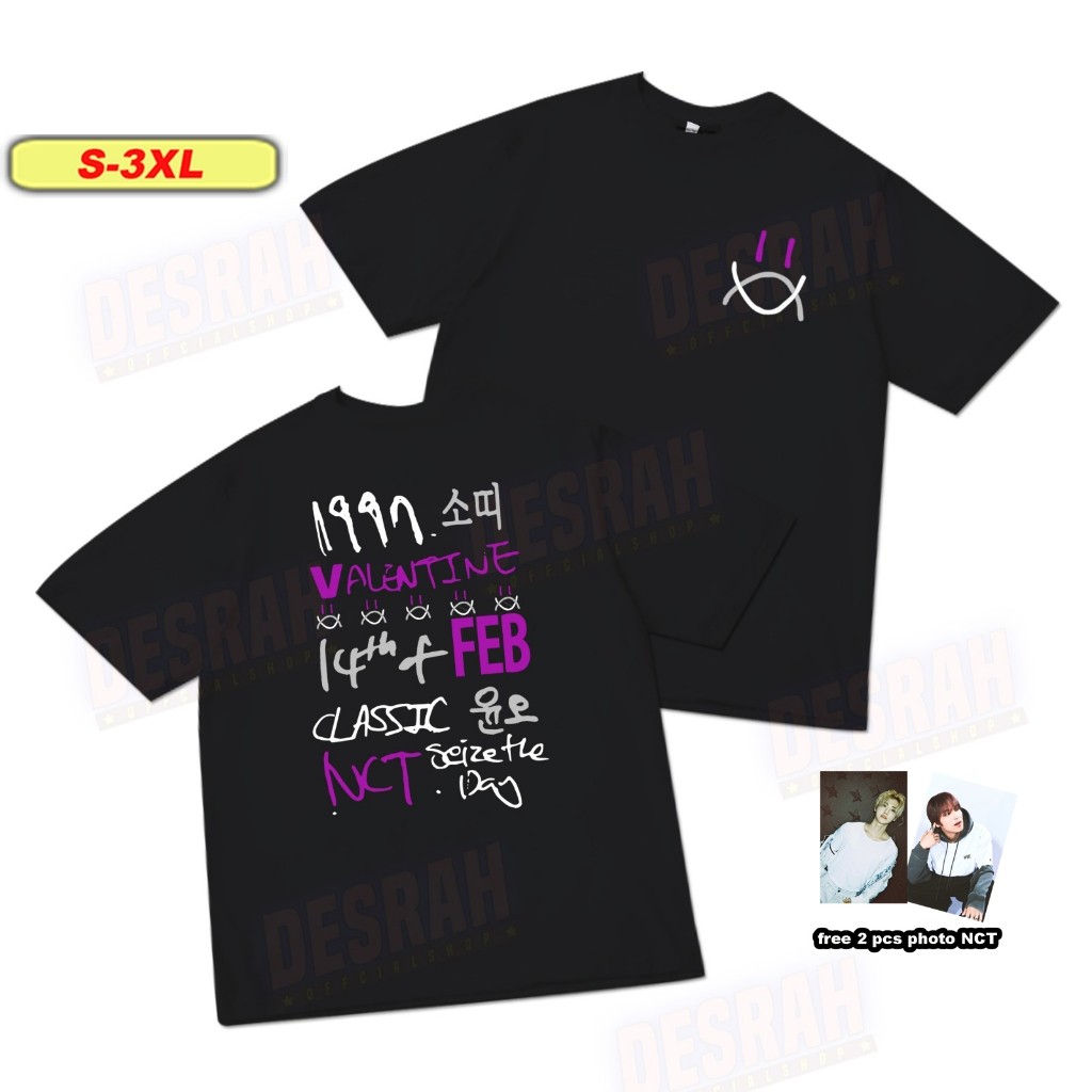 เสื้อยืด KPop Korean NCT 127 jaehyun VALENTINES