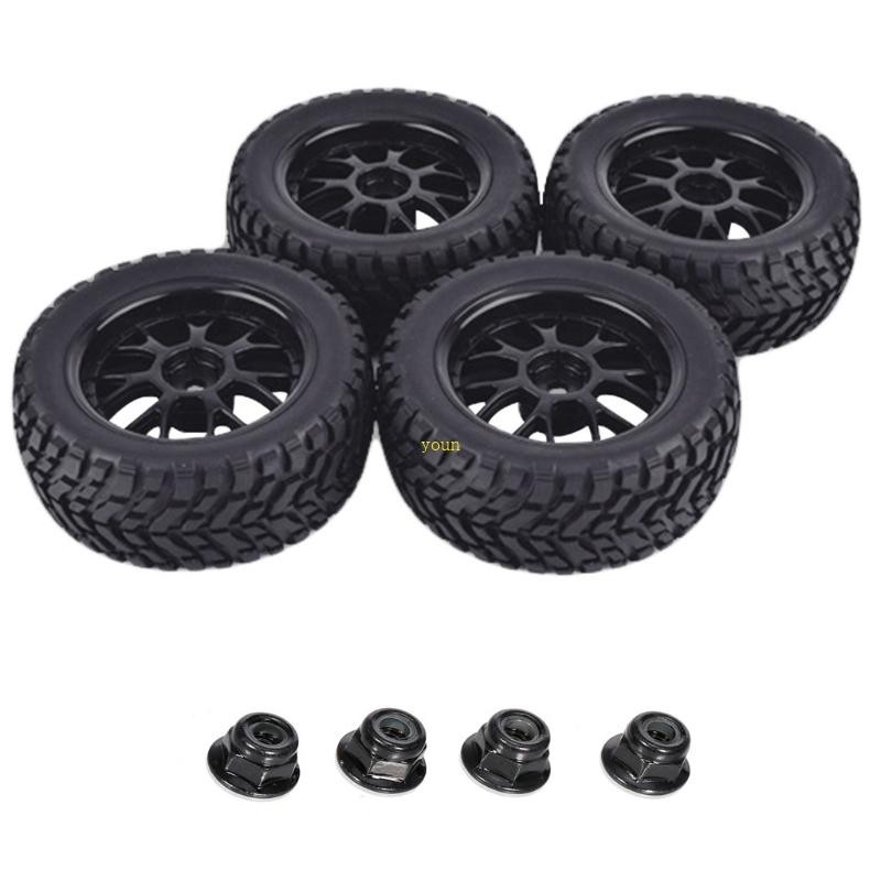 Youn ยางล็อคยางสําหรับ DLT016 RC Climbing Car ล้อยาง Rally Climbing Car