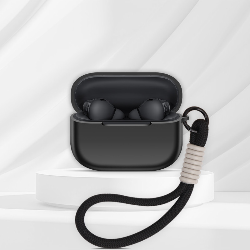 คุณภาพดีCase สําหรับ Huawei FreeBuds SE 4 ANC หูฟังซิลิโคนสีเดียวปกอ่อนพร้อมเชือกพิเศษ