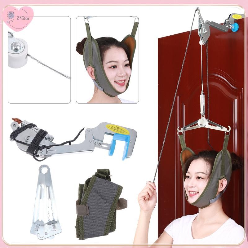 Z*Star Cervical Traction Over Door Neck Massage Kit Stretcher Adjustment Chiropractic Back Head Mass