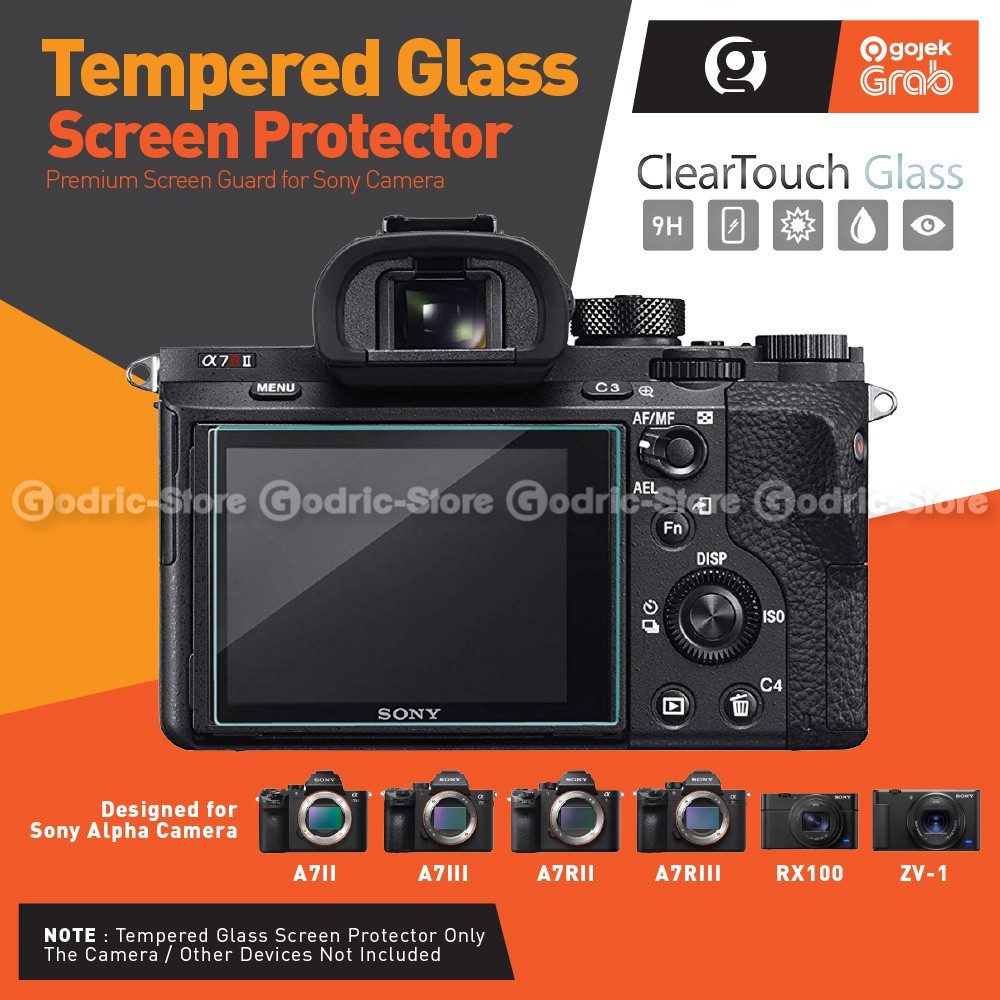 กระจกนิรภัยสําหรับ Sony A7ii A7iii A7Rii A7Rii A7Sii RX10 RX100 ZV-1 A9 Anti-Scratch ป้องกันหน้าจอ