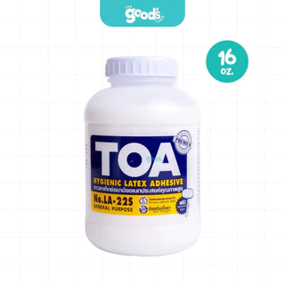 กาวลาเท็กซ์ TOA กาว ขนาด 4,8,16,32 ออนซ์ เนื้อกาวสีขาว (จำนวน1กระปุก)