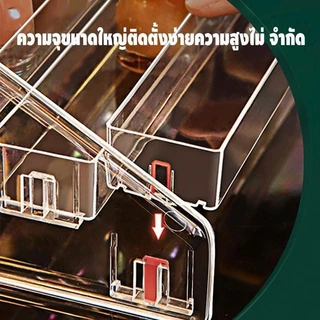 ชั้นวางพลาสติกแข็ง ชั้น ที่ใส่เครื่องสําอาง ชั้นวางโมเดล 3/4/5/6/7ชั้น หนา 2มิล 31cm วางสินค้า วางยาทาเล็บ ชั้นวางลิป
