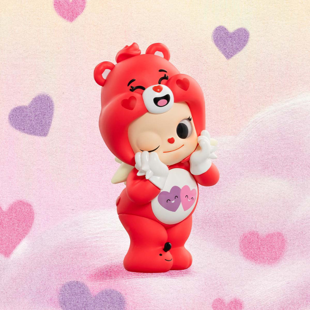 POP MART Zsiga x Love Bear Love Bear Series เครื่องประดับจี้ตุ๊กตา