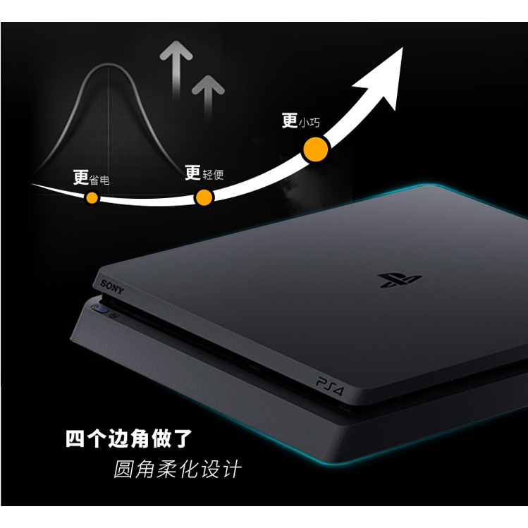 Sony PS4 เกมคอนโซล slim PS4 Pro ยี่ห้อใหม่มือสอง Somatosensory เกมคอนโซลในครัวเรือน 2 ผู้เล่น