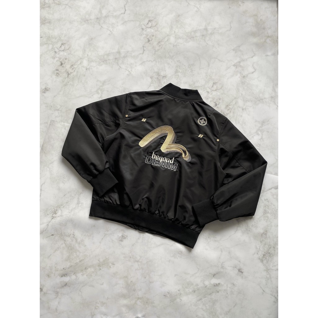 Evisu Bomber Jacket เสื้อแจ็คเก็ตผู้ชาย สไตล์ใหม่