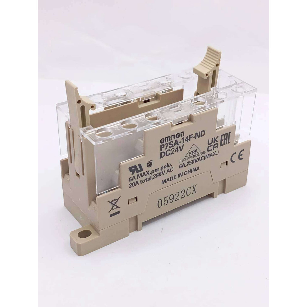 ส่งด่วน! P7SA-14F-ND ซ๊อกเกต ขาเสียบ รีเลย์  P7SA-1 -14F-ND 6A MAX.per pole, DC24V 20A total,288V AC