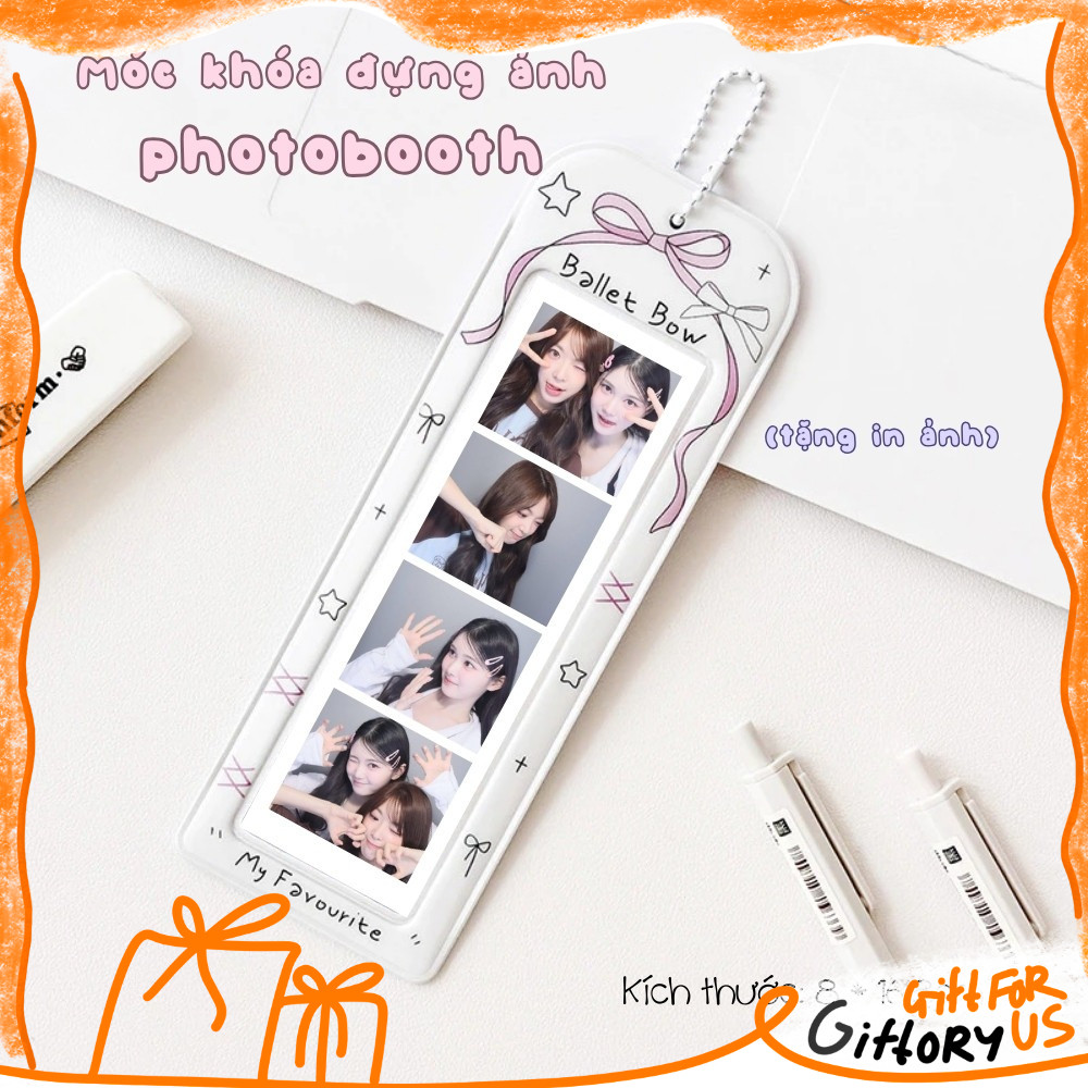 กรอบรูป PVC photobooth KEYCHAIN (PRINT PHOTO INCLUDED)