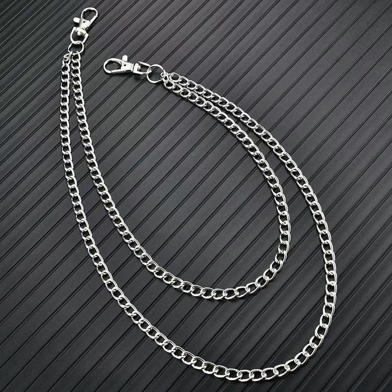 可拆卸链子裤链配饰嘻哈裤子挂链潮流链条腰链装饰品男女牛仔挂饰Detachable Chain Pants Chain Accessories Hip-hop Pants Hanging Chain20