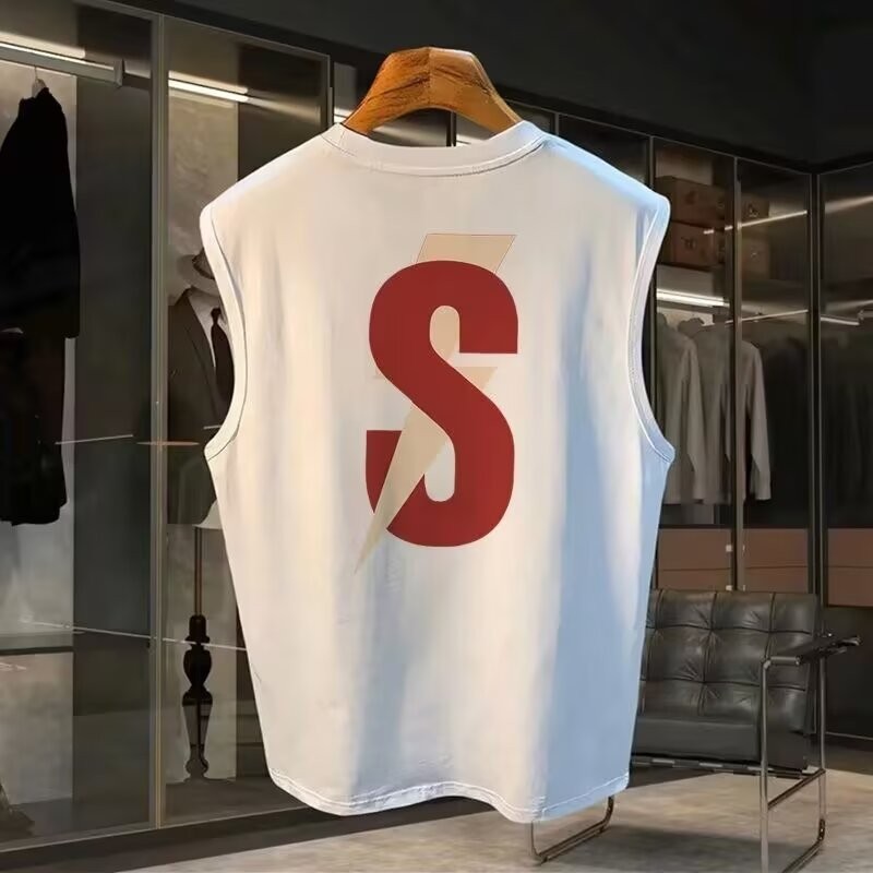 COD 2025 Speed 8 American Retro Short Sleeve T-Shirt for Men Summer New Loose Half Sleeve Pure Cotto