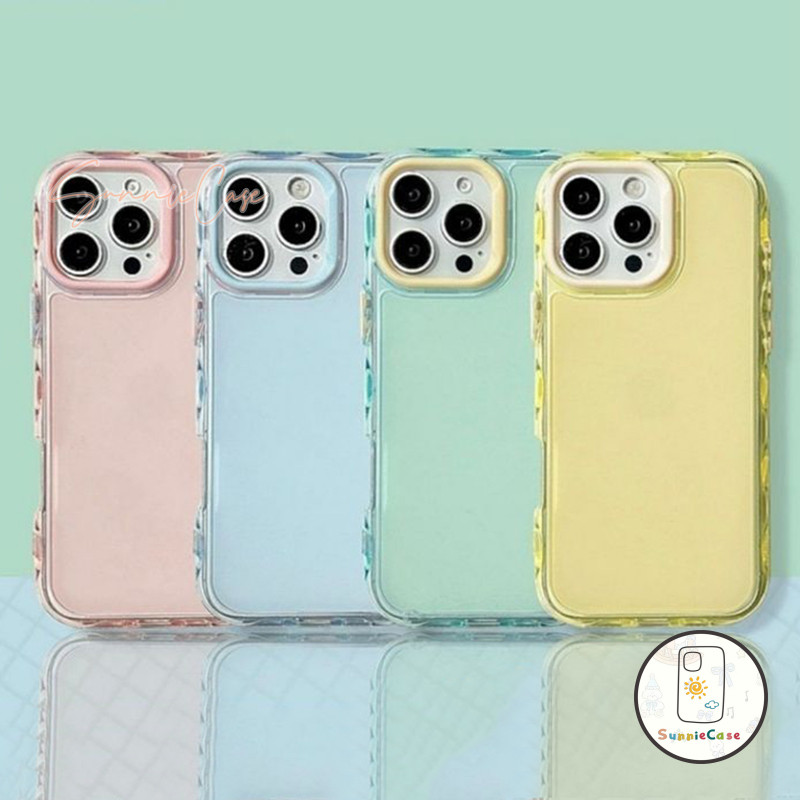 เคสไอโฟน12 เหมาะสำหรับ เคส IPhone 16E 12 13 15 11 14 16 Pro Max 16 13 15 Plus เคสโทรศัพท์ Jelly IDM 