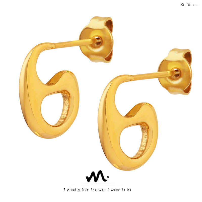 ต่างหู 여성 อินเทรนด์และอารมณ์ niche design เครื่องประดับทันสมัย DF3J