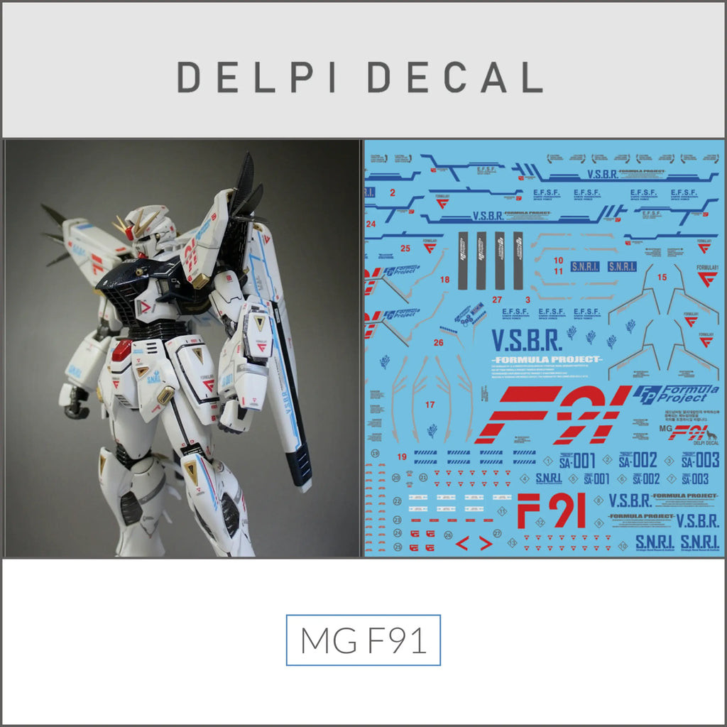 Delpi Decal (ดีคอลน้ำ) MG F91