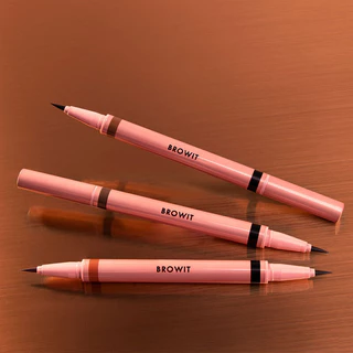 Browit Duo Brow Eyeliner บราวอิท ดินสอเขียนคิ้วและอายไลเนอร์ในแท่งเดียว.