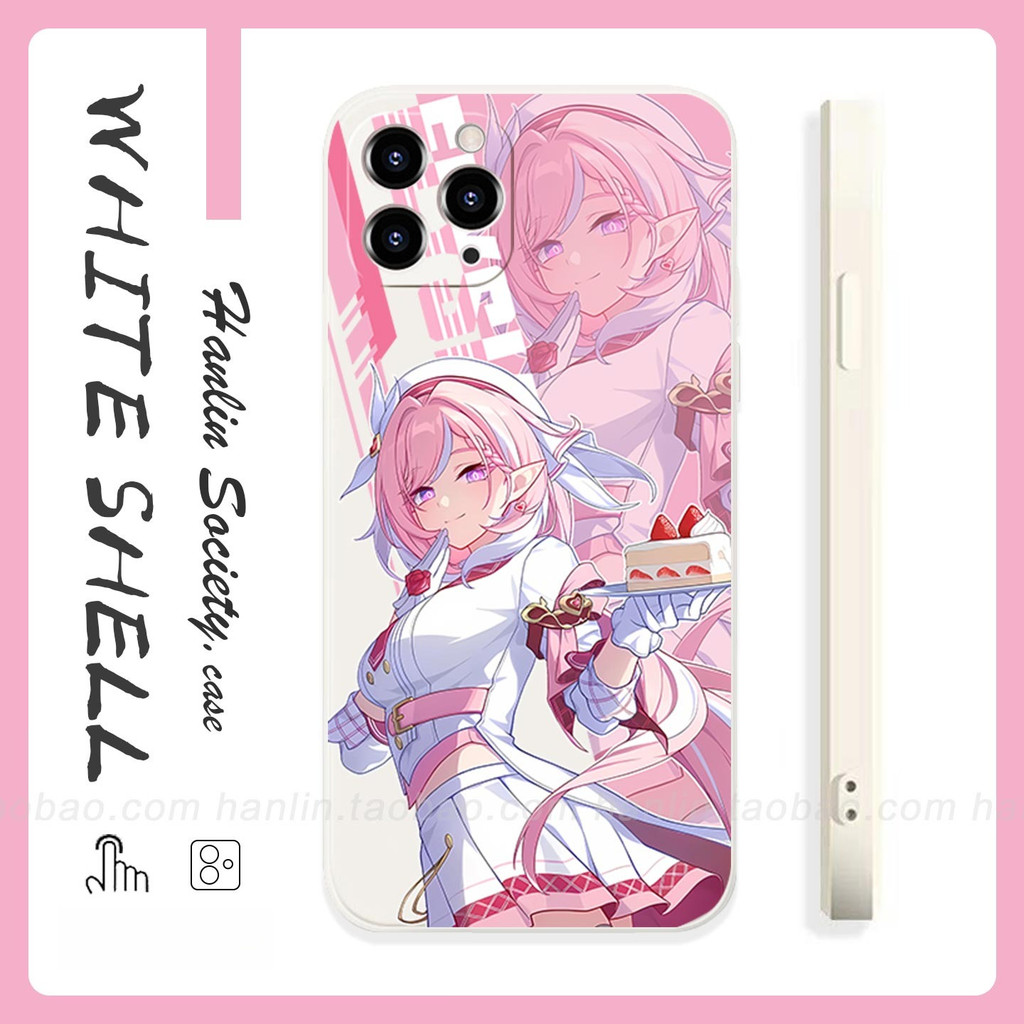 เคส iPhone 17 Honkai Elysia iPhone 16 15 14 13 12 11 Plus Pro Max X XR XS SE 7 6 TPU Clear Soft Case