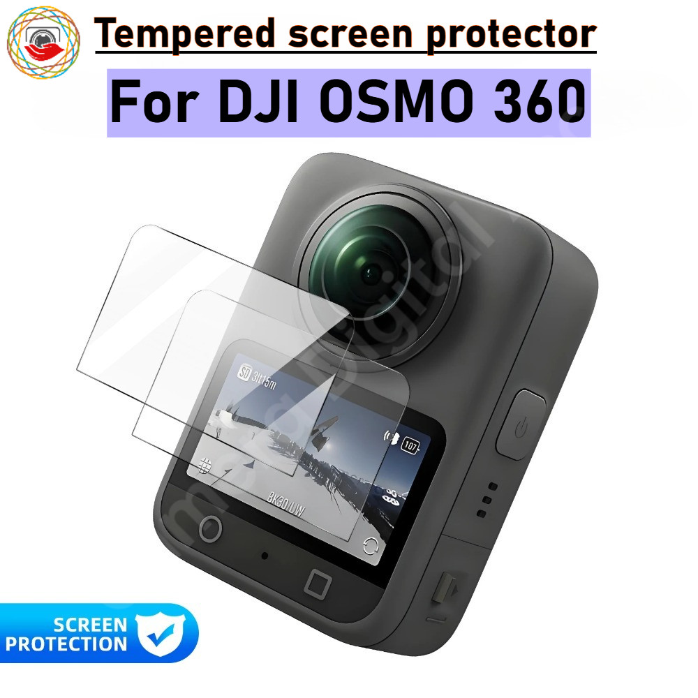 สําหรับตัวป้องกันหน้าจอ DJI OSMO 360 / DJI OSMO 360 กระจกนิรภัย HD Clear Anti-Scratch
