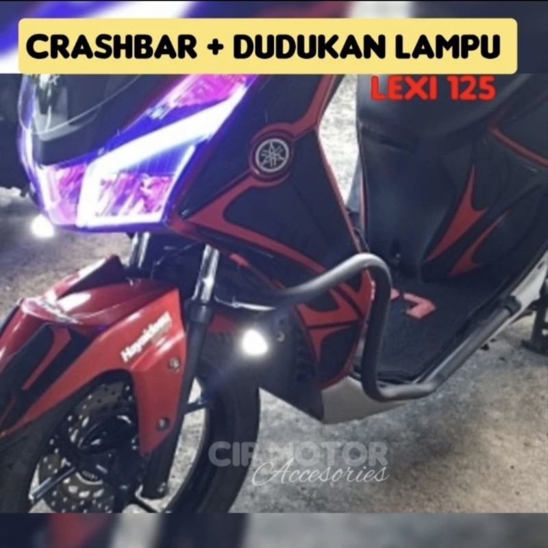 Crashbar LEXI 125 Tubular Lexi Lexi ที่วางโคมไฟ
