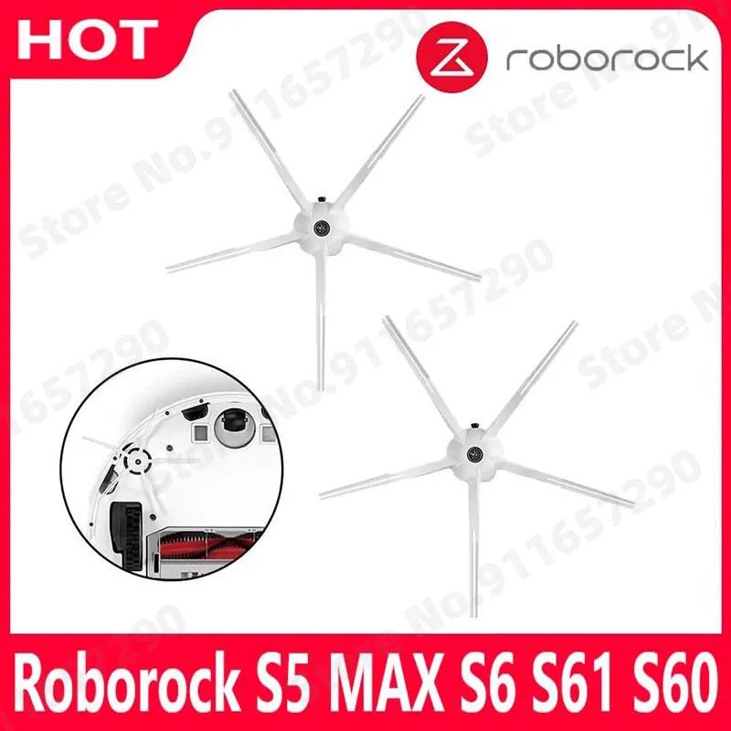 Roborock แปรงด้านข้างชุด 5 แขนแปรงทําความสะอาด Fit สําหรับ Roborock S7 S7MAX S50 S6 & S5 Max S6max V