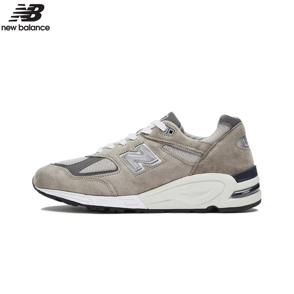 100%ของแท้ New Balance NB 990 V2 M990GY2 รองเท้าผ้าใบ รองเท้าวิ่ง