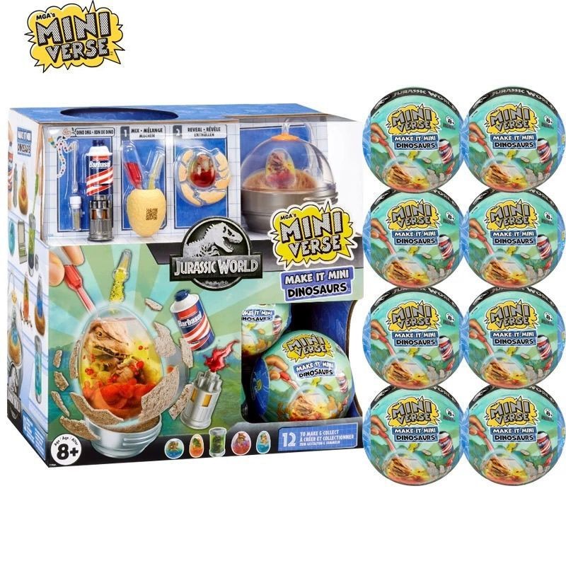 Mini miniverse Jurassic Dinosaur Ball diy Mystery Ball MGA Mini Jurassic Dinosaur Egg Toy Mystery Ba
