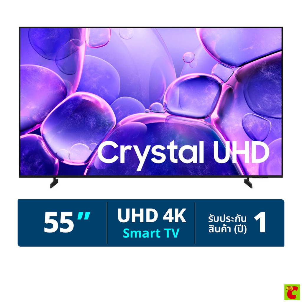 ซัมซุง ทีวี Crystal UHD รุ่น UA55UE800FKXXT ขนาด 55 นิ้ว สีดำ