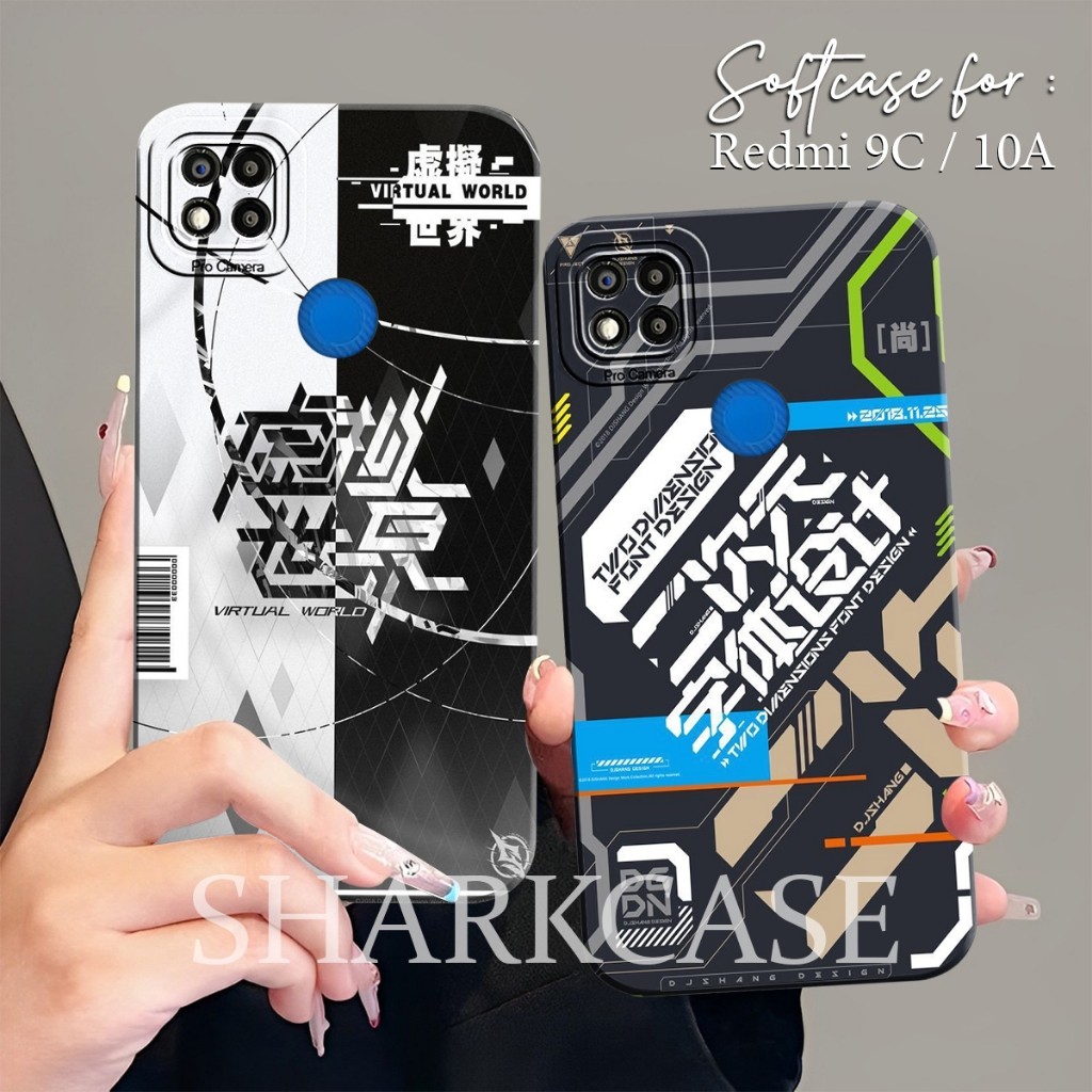 HP [SC] เคส REDMI 9C / 9A / 10A / 10C / POCO C40 / REDMI 8 / 8A Pro / 9 / 10 4G / 5G Motif Cool Tren