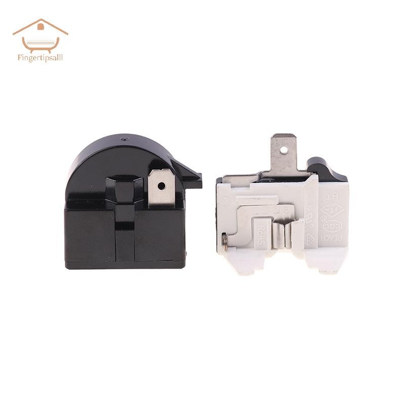 FIN 2PCS QP2-4.7 PTC Starter รีเลย์ 1 พินตู้เย็นรีเลย์และ 6750C-0005P ตู้เย็น Overload Protector TH