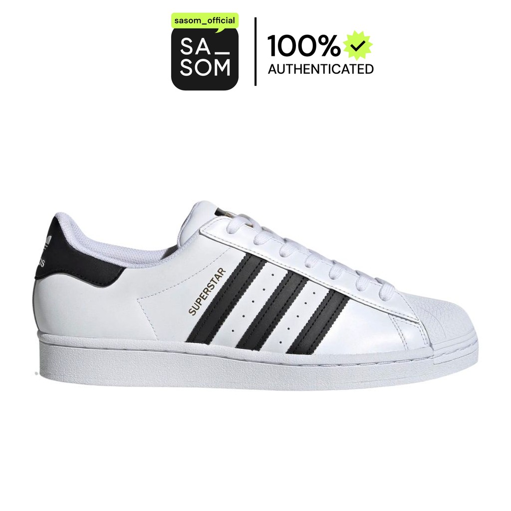 adidas Superstar White Black | ของแท้ ตรวจสอบโดย SASOM