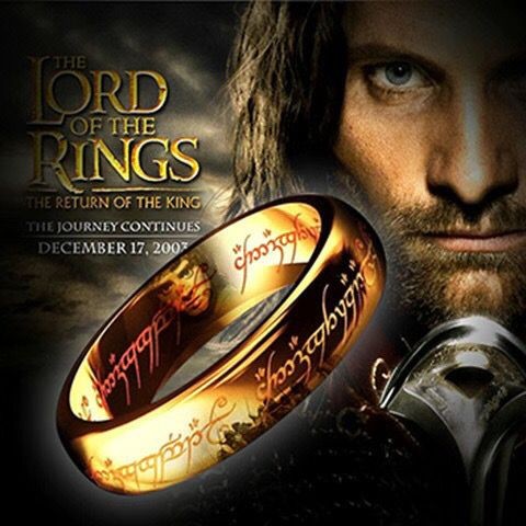 魔戒指环王戒指男女潮人霸气男士学生单身帅气个时尚情侣戒指女The Lord of the Rings Ring Men and Women Hobby Men20251009