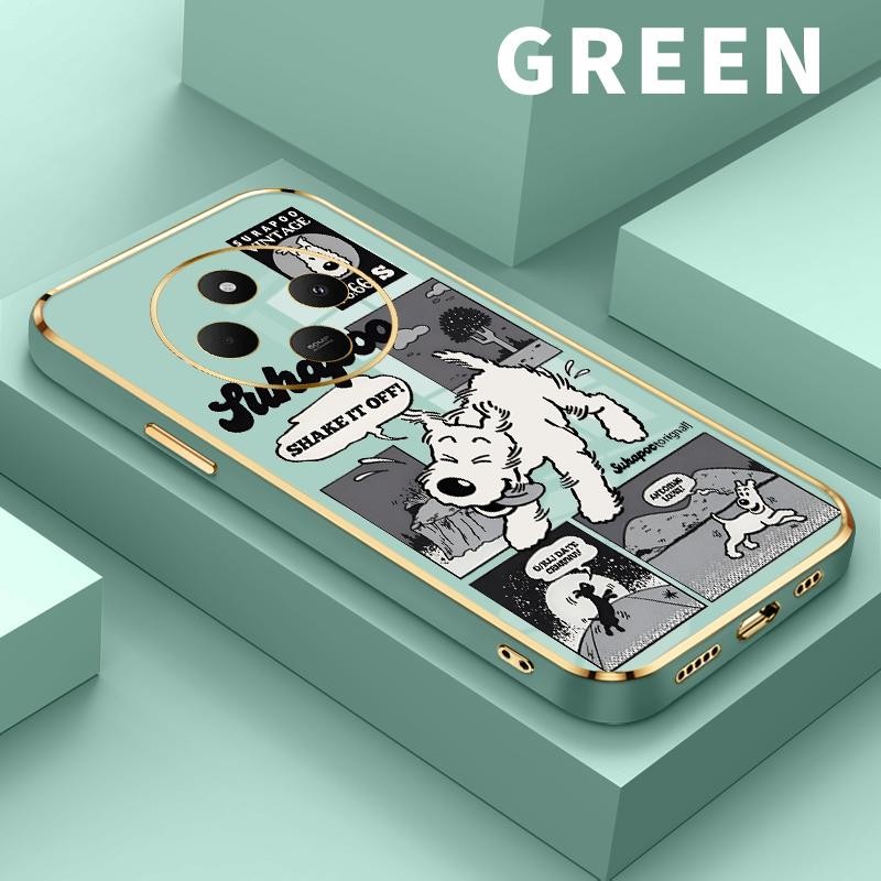 เคส Xiaomi Redmi 14C A1 A2 A3 K30 Pro Zoom Ultra K40 Plus K50 K70E S2 Turbo 4 5G Y2 Y3 แท็กสุนัขสแคว