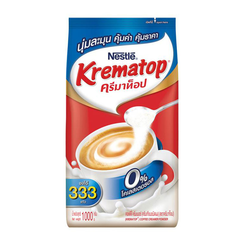เนสท์เล่ ครีมาท็อป ครีมเทียม 1 กก. (NESTLE Krematop Non-dairy Creamer 1 kg)